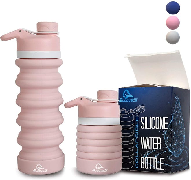 Quoova5 Collapsible Silicone Water Bottle