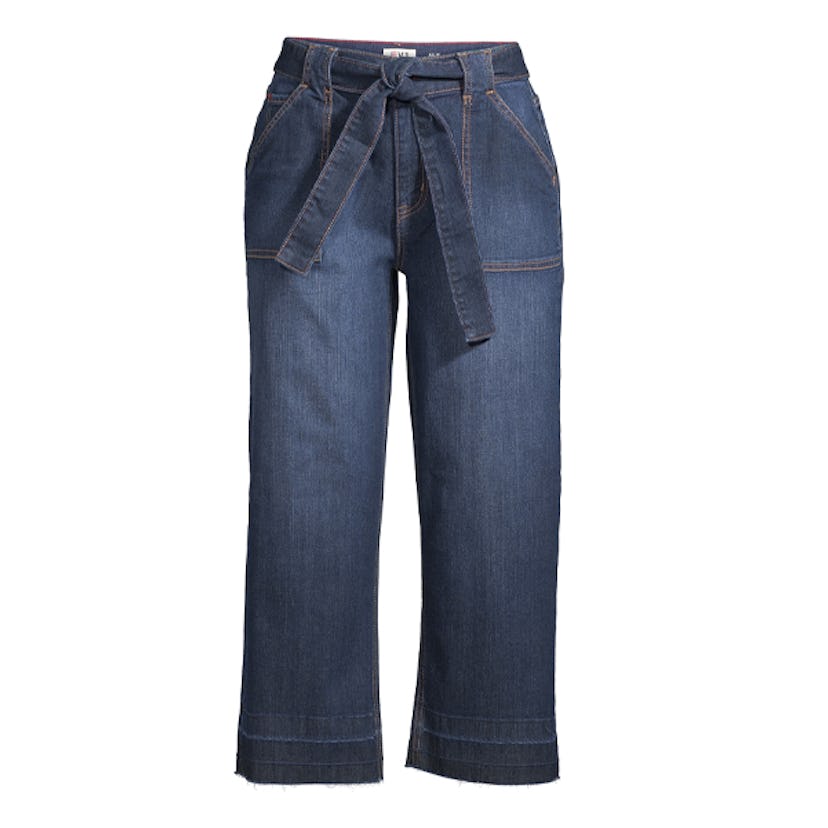 Allie Wide Leg Front Tie Jeans
