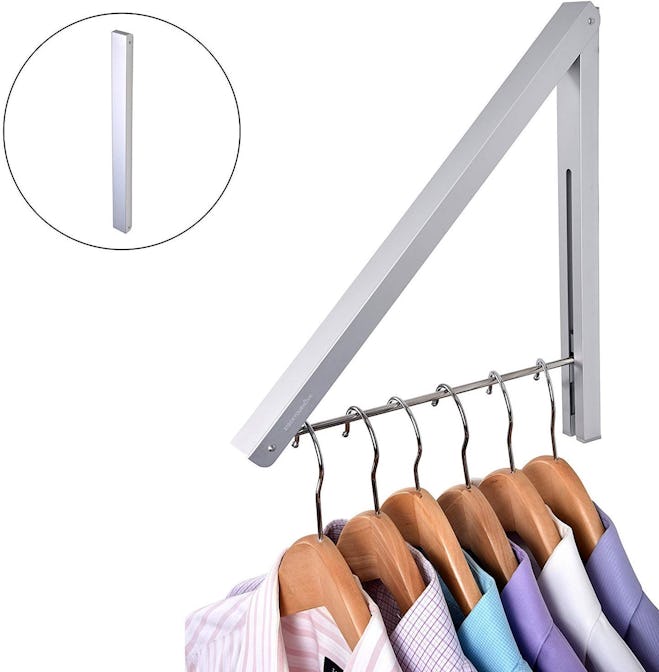 Stock Your Home Retractable Clothes Rack
