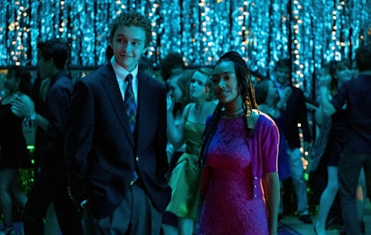 Moody (Gavin Lewis) and Pearl (Lexi Underwood) at Homecoming in 'Little Fires Everywhere'