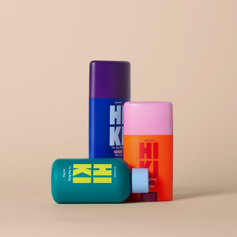 Deodorant and other products from new body-care brand HIKI.