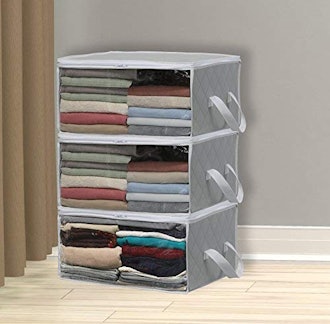 Simple Houseware Foldable Closet Organizer (3-Pack)