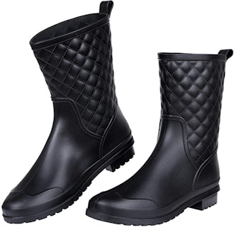 Litfun Mid Calf Rain Boots