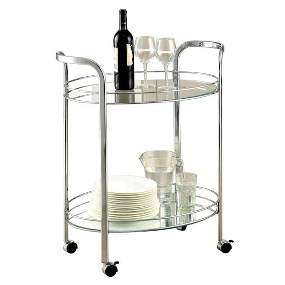 Alamo Chrome Serving Cart