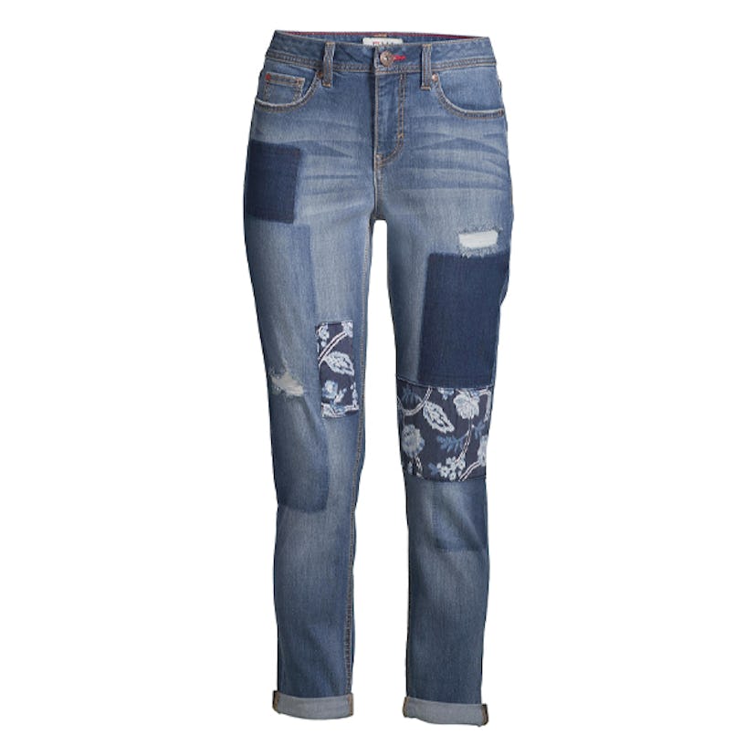 Alex Floral Patchwork Jeans