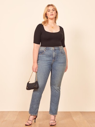 Liza Extended Size High Straight Jean 