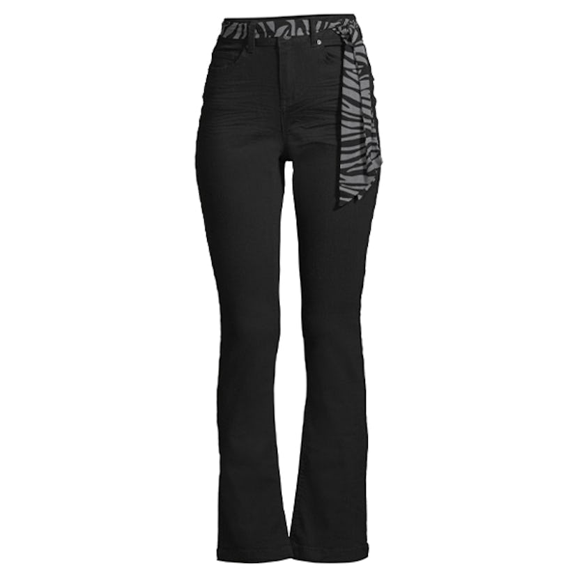Bootcut Jean with Scarf Belt