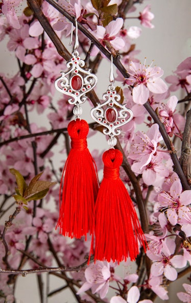 Disney's Mulan Wisdom Tassel Earrings