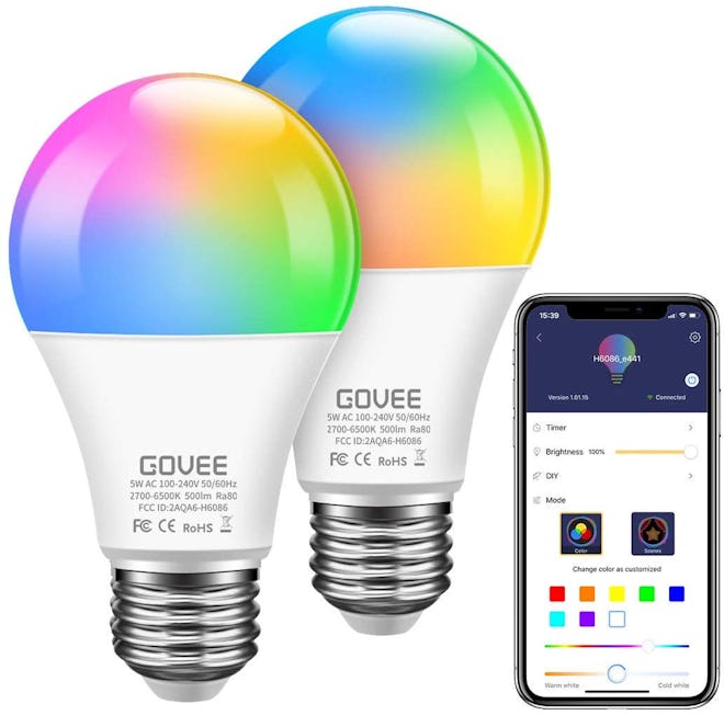 Govee WiFi Smart Light Bulb (2-Pack)