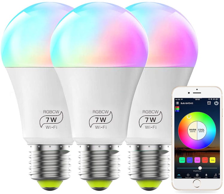 MagicLight Smart WiFi Light Bulbs (3-Pack)