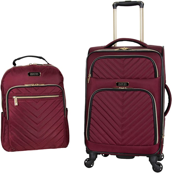 Kenneth Cole Reaction Chelsea Carry-On Suitcase And Laptop Backpack Two-Piece Set (16- And 22-Inches...