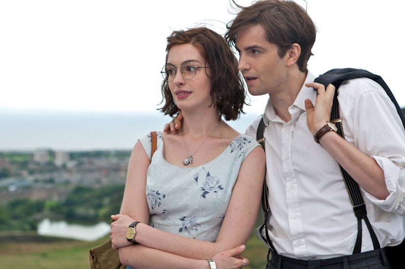 Anne Hathaway and Jim Sturgess in a "One Day" movie scene