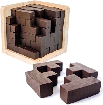 Sharp Brain Zone 3-D Wooden Brain Teaser Puzzle