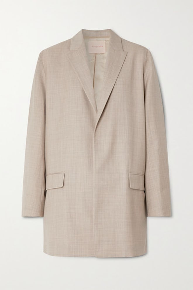 Shida Mélange Wool And Cashmere-Blend Blazer