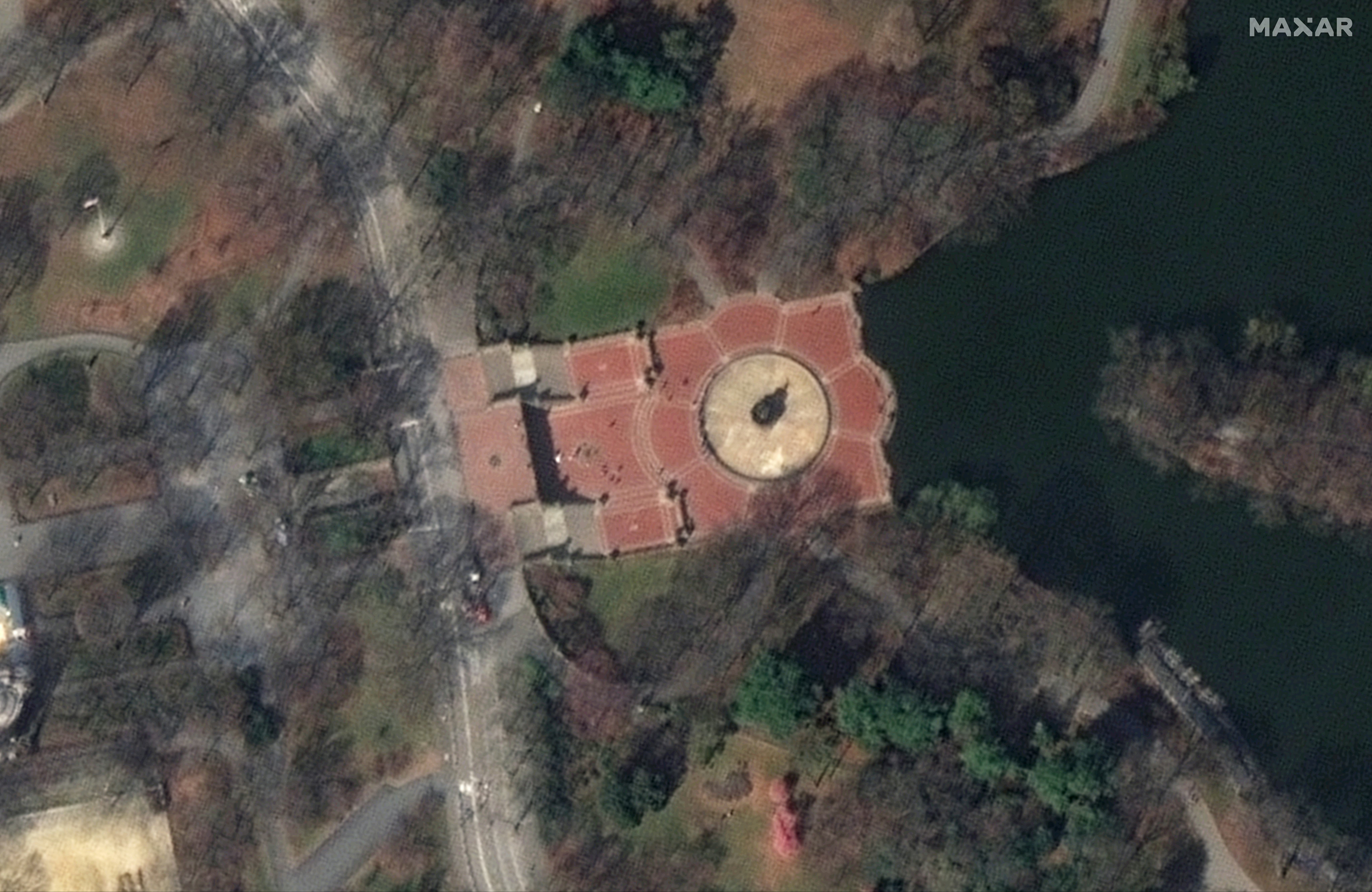 Satellite image showing a lonely Earth due to COVID-19