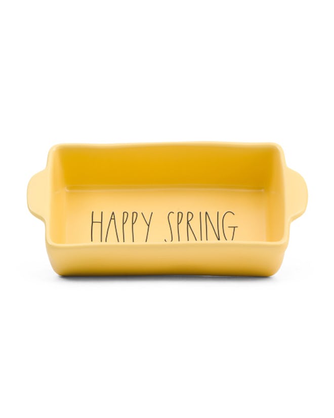 Rae Dunn Happy Spring Loaf Dish