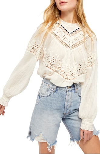 Free People Abigail Victorian Top