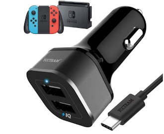 YCCTEAM Car Charger For Nintendo Switch