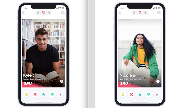 Tinder U's 'Still In Session' feature allows you to swipe on college students around the world.