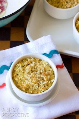 Turn leftover squash into a delicious cheesy casserole.