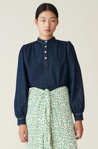 Rinse Denim Blouse