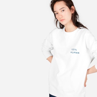 The 100% Human Pride French Terry Sweatshirt in Small Print