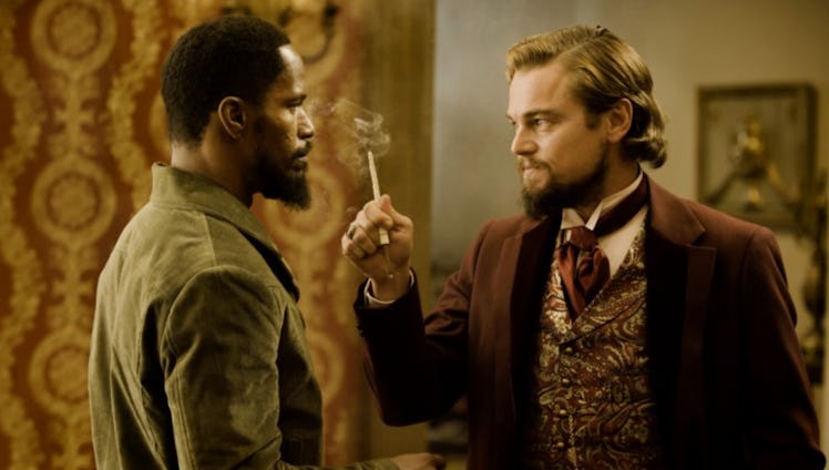 Jamie Foxx and Leonardo DiCaprio star in Quentin Tarantino's film "Django Unchained" coming to Netfl...