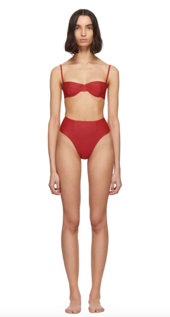 Red Vintage Bikini