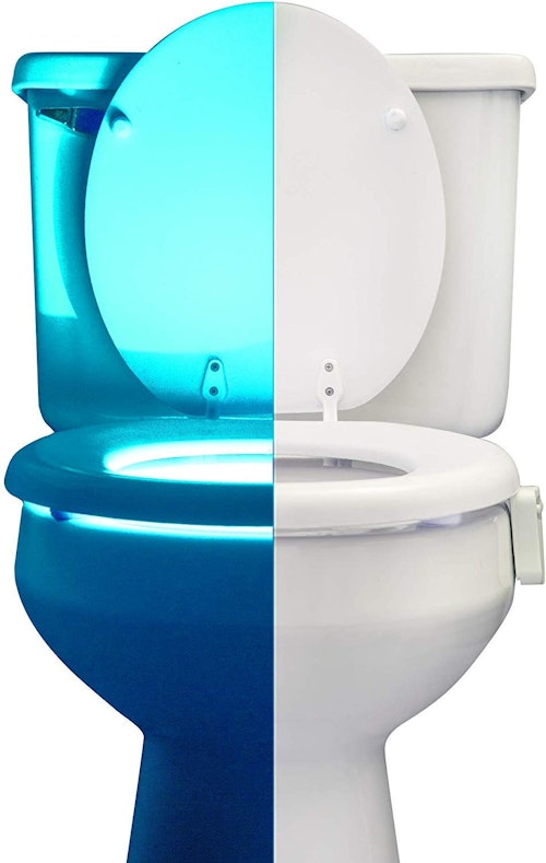 RainBowl Toilet Bowl Night Light with Motion Sensor