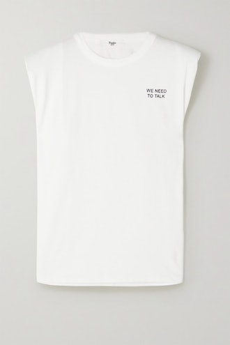 Frankie Shop International Women's Day Oversized Printed Cotton-Jersey T-Shirt