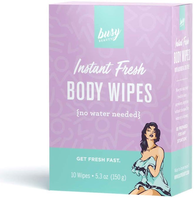 Busy Beauty Lavender Refreshing Body Wipes (30-Pack)