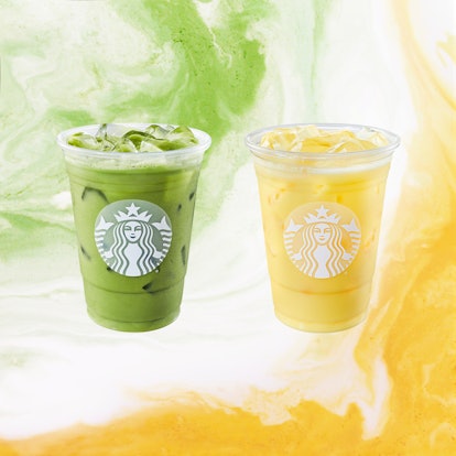 Starbucks’ Iced Golden Ginger Drink features notes of pineapple, ginger, and turmeric.