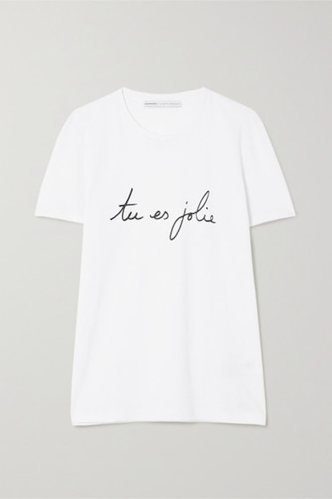 Carine Roitfeld Parfums International Women’s Day Printed Cotton-Jersey T-Shirt