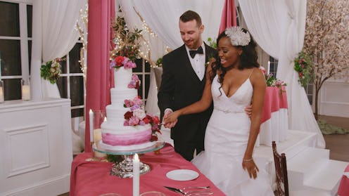 Lauren and Cameron after their wedding on 'Love is Blind.'