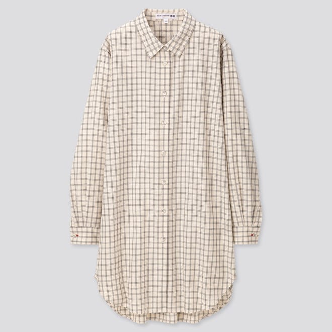 Linen Cotton Long-Sleeve Tunic