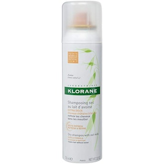 Klorane Dry Shampoo with Oat Milk, For Brown To Dark Hair (3.2 Oz.)