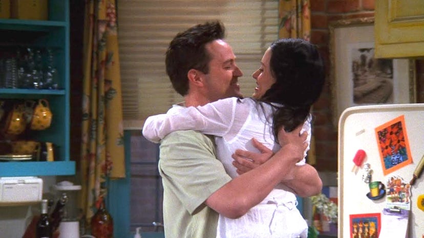 NBC Friend's monica and chandler decide to move in together. 