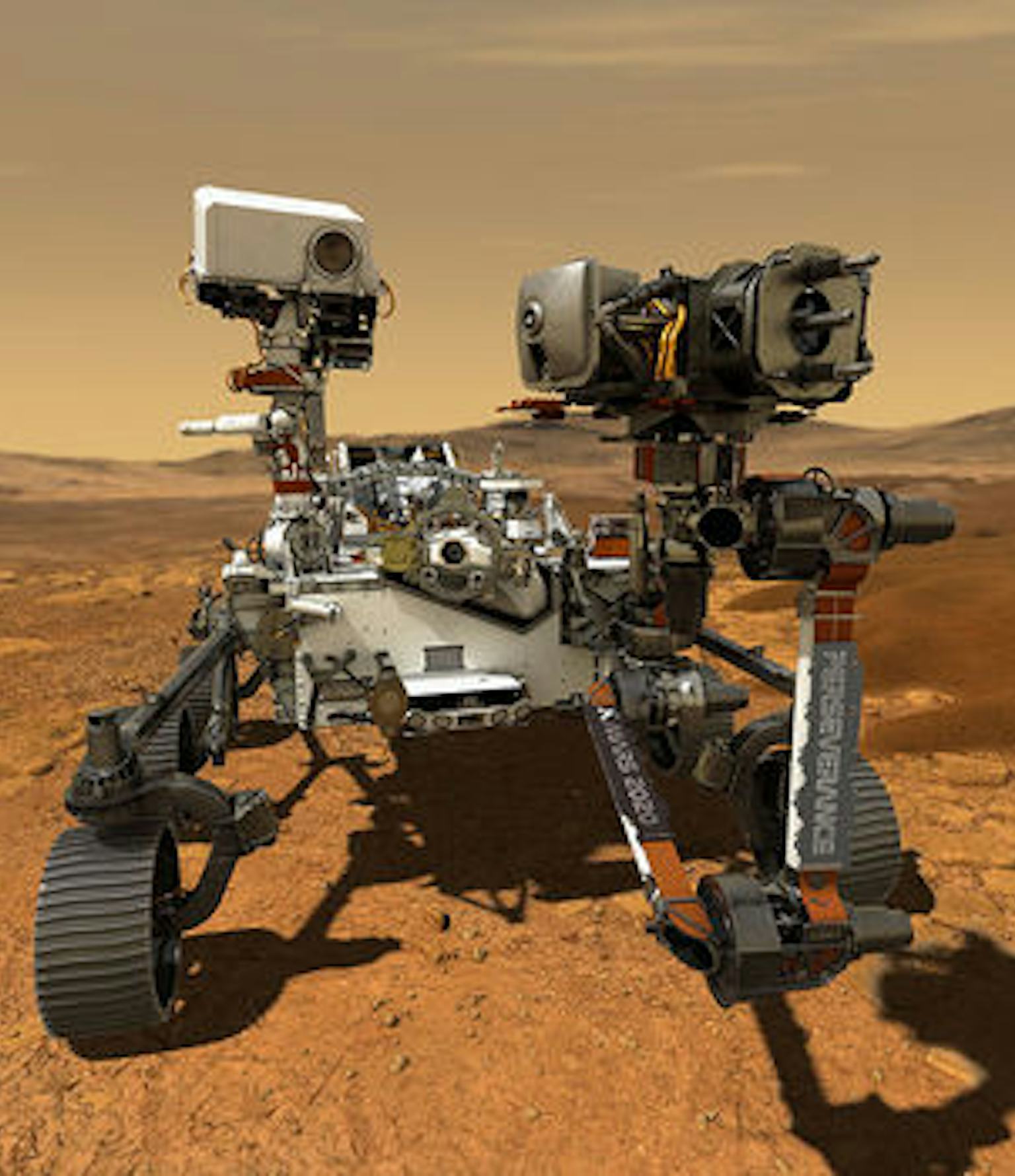 New photo: NASA Mars rover image shows just how large the six-wheeler ...