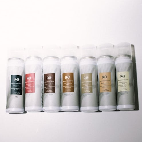 R+Co's root touch-up spray will hold you over until your next hair appointment