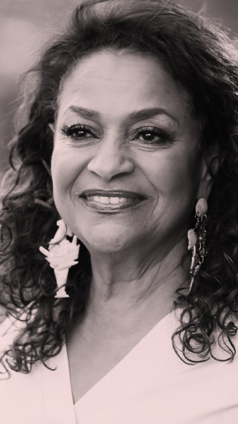 "Without this woman" text between Debbie Allen and Tayla Parx photos