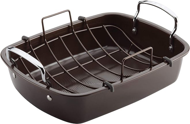 Circulon Nonstick Roasting Pan With Rack (17 Inches)