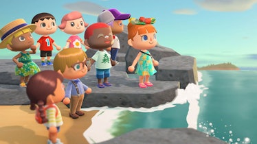 Eight female characters from Nintendo's video game 'Animal Crossing: New Horizons'