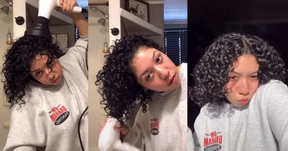 How To Do The Viral TikTok Curl Diffusing Tutorial For Gorgeous ...