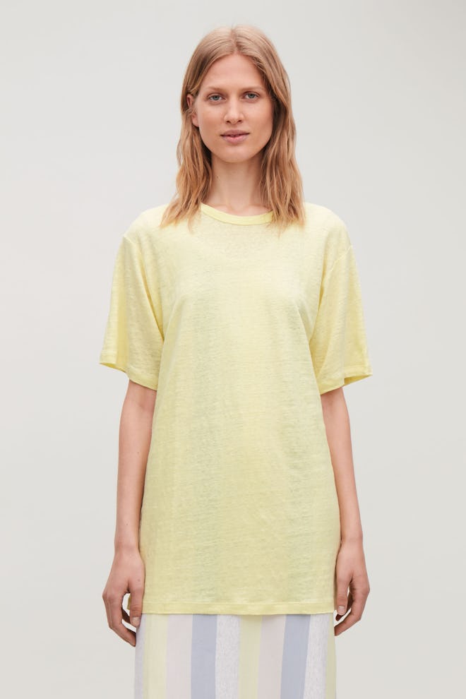 Oversized Linen T-Shirt