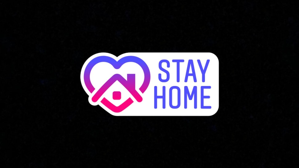 How To Use Instagram's Stay Home Sticker & Share How You're ...