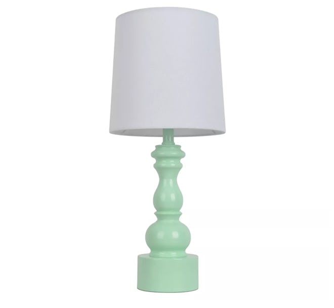 Pillow Fort Turned Table Lamp Touch Control in Mint