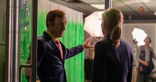 Bob Odenkirk as Jimmy McGill and Rhea Seehorn as Kim Wexler in Better Call Saul