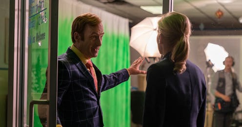 Bob Odenkirk as Jimmy McGill and Rhea Seehorn as Kim Wexler in Better Call Saul