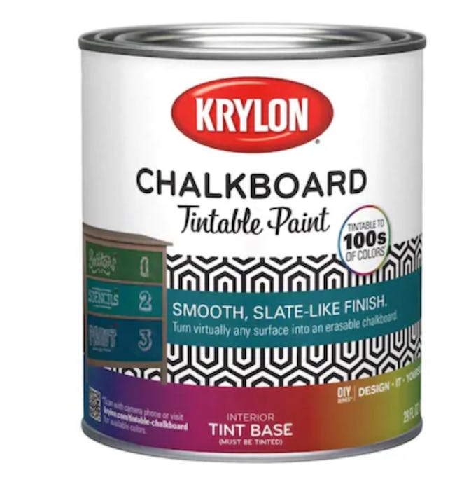 Krylon Tintable Latex Chalkboard Paint