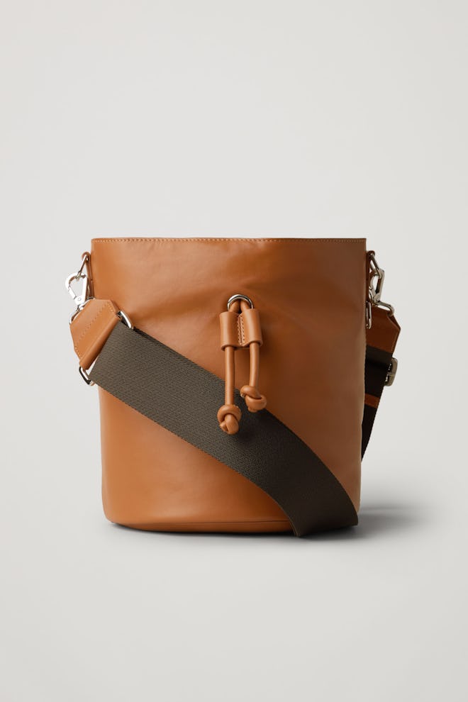 Leather Bucket Bag